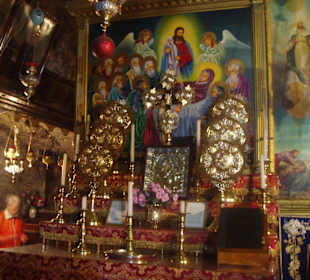 Die Todesangstbasilika im Garten Gethsemane