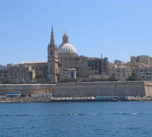 Eindrücke auf der Hafenrundfahrt in Valetta