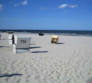Strandkörbe am Strand von Ahlbeck