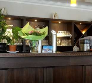 Thekenbereich im Restaurant Poseidon