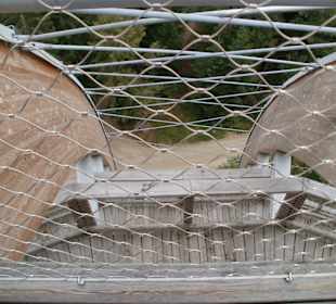 Konstruktion des Baumturmes von oben gesehen