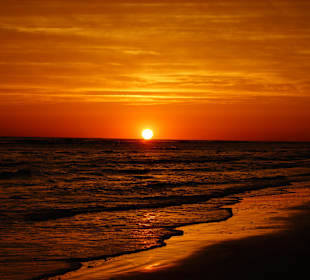 Sunset am Bowman´s Beach / Sanibel