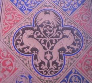 Obere Palastkapelle: Bodenmosaikdetail