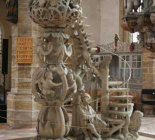 Die Tulpenkanzel im Dom zu Freiberg