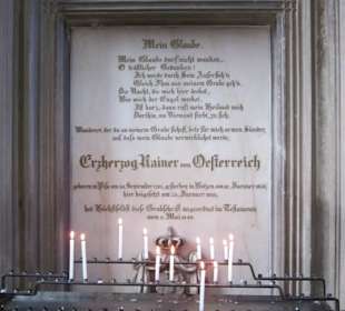 Grabschrift Erzherzog von Östereich