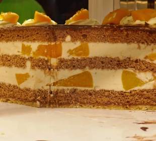 Pfirsichtorte