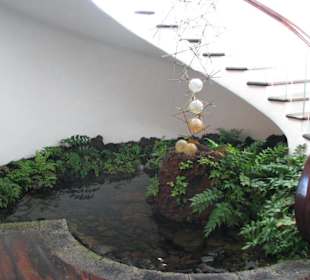 Wendeltreppe von César Manrique im Restaurant 