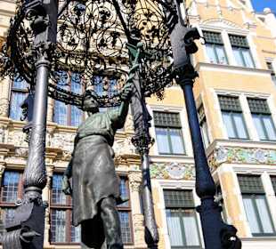 Oskar-Winter-Brunnen vor dem Leibnithaus