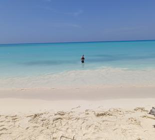 Kaum Menschen an diesem Strand