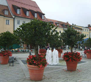 Neugestalteter Stadtplatz
