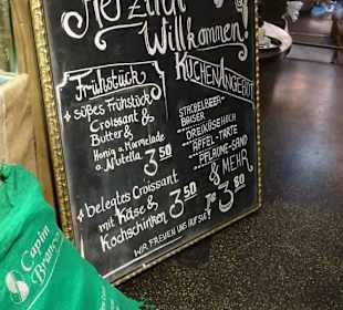 Im Café-Bereich des Kaffeemuseum-Burg