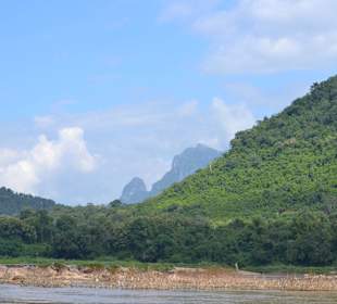 Während einer Mekongfahrt