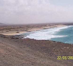 Surferstrand von Elt Cotillo