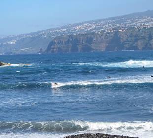 Surfer im Winter