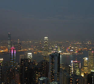 The Peak Ausblick nachts