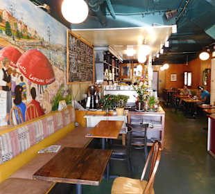 Und gemütlich zum Sitzen