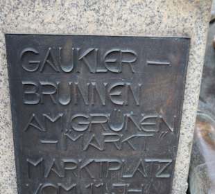 Gauklerbrunnen auf dem Grünen Markt