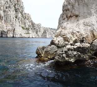 Impressionen von der Bootsfahrt durch die Calanque