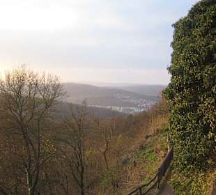 Die Landschaft um die Wartbug.