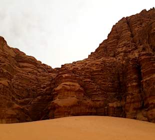 Wüstenlandschaft Wadi Rum