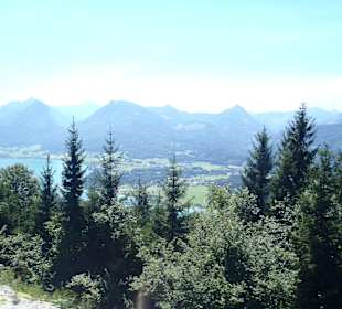 Ausblick am Wolfgangsee