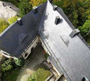 Blick vom Bergfried der Burg Zwernitz
