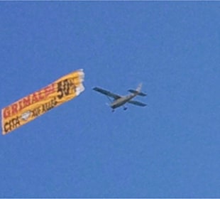 Grimaldi Jewelier Fluglärm über Maspalomas 