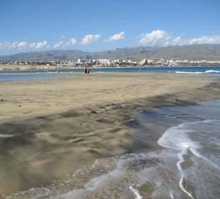 Strandeindruck am Ende der Dünen