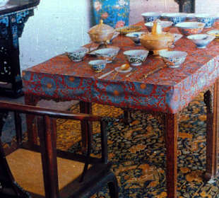 Essgeschirr in der verbotenen Stadt