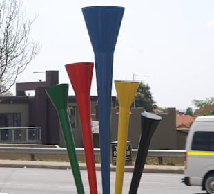 Einfahrt nach Soweto