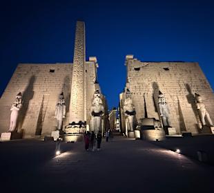 Luxor-Tempel am Abend