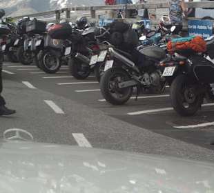 Bikerparkplatz am Anfang