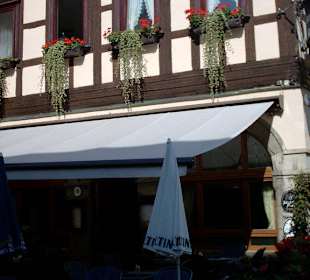 Herrlich restaurierter Fachwerksgiebel