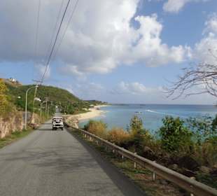 Blick auf einen Strandabschnitt