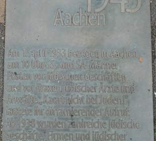Gedenktafel Wege gegen das Vergessen 1933–1945