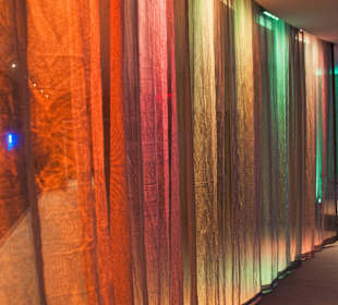 LED Vorhang im Salinarium 
