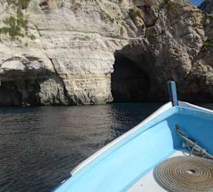 Pendeln zwischen den Grotten