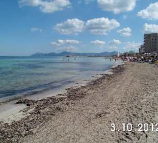 Strand Richtung Hafen