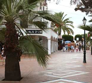 Die Ruhe vor dem Sturm im Zentrum von Cala d'Or