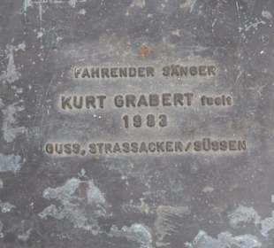 Skulptur Fahrender Sänger