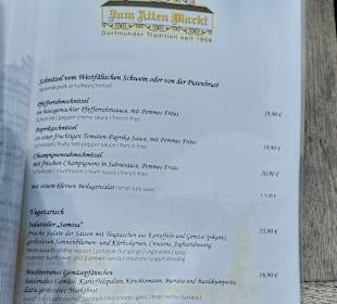 Speisekarte