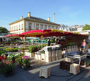 Impressionen des Wochenmarkt in Luxemburg Stadt
