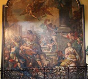 Gemälde im Treppenhaus