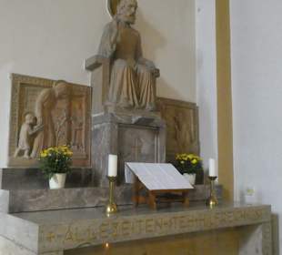 In der Wallfahrtskirche St. Hildegard in Eibingen