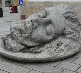 Skulptur Johannes der Täufer Donaueschingen