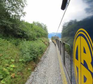 Auf den Weg zu den Gletschern