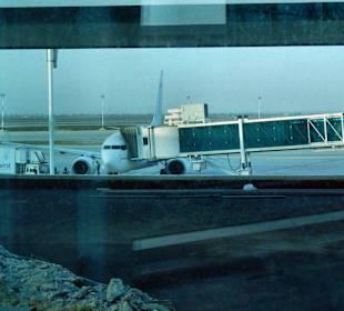 Warten auf Abflug Enfidha 