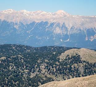 Blick vom Berg Tahtali 2365m