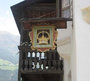 Balkonvorbau des Sandhofes