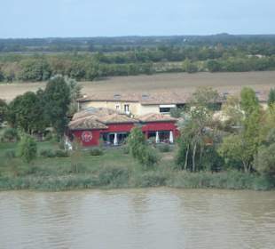 Blick auf die Domaine de Vallier